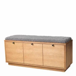 Wohnen Garderobenbank Helvana mit Eiche furniert