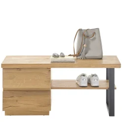 Wohnen Garderobenbank mit Schuhablage & zwei Schubladen - Elbow