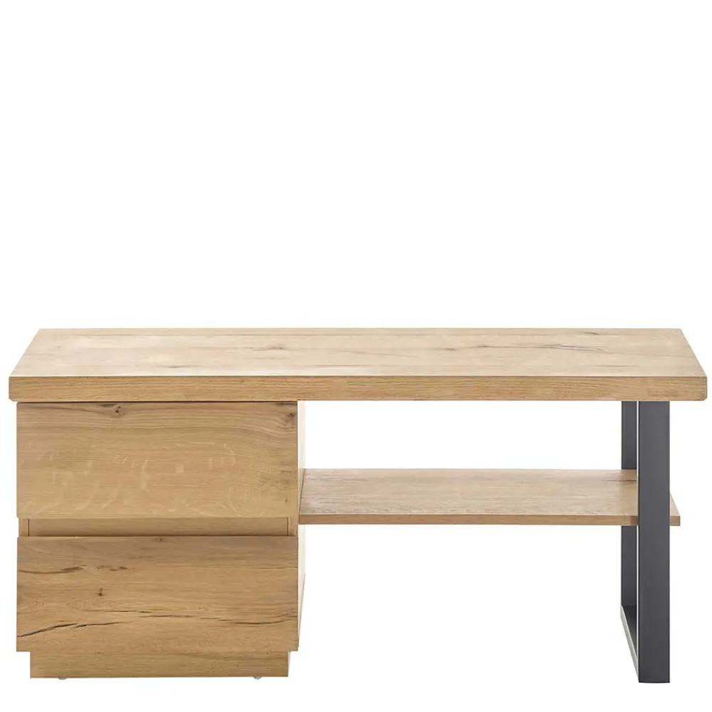 Wohnen Garderobenbank mit Schuhablage & zwei Schubladen - Elbow