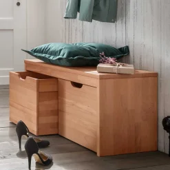 Wohnen Küchenbänke|Esszimmerbänke*Garderobenbank mit Stauraum Kisten - Shimousa