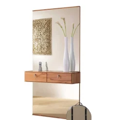 Wohnen Glasmöbel|Diele Komplett*Garderobenmöbel Coestra aus Kernbuche (zweiteilig)