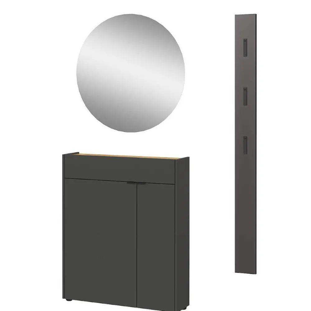 Wohnen Garderobenmöbel Set 97 cm breit - Sidgarus (dreiteilig)