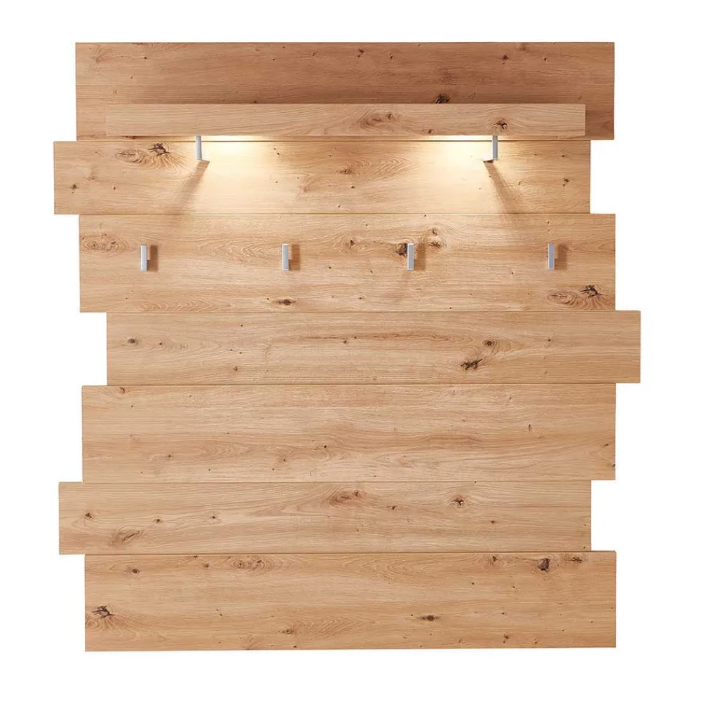 Wohnen Garderobenmöbel Set mit LED Licht - Symbrosia (dreiteilig)