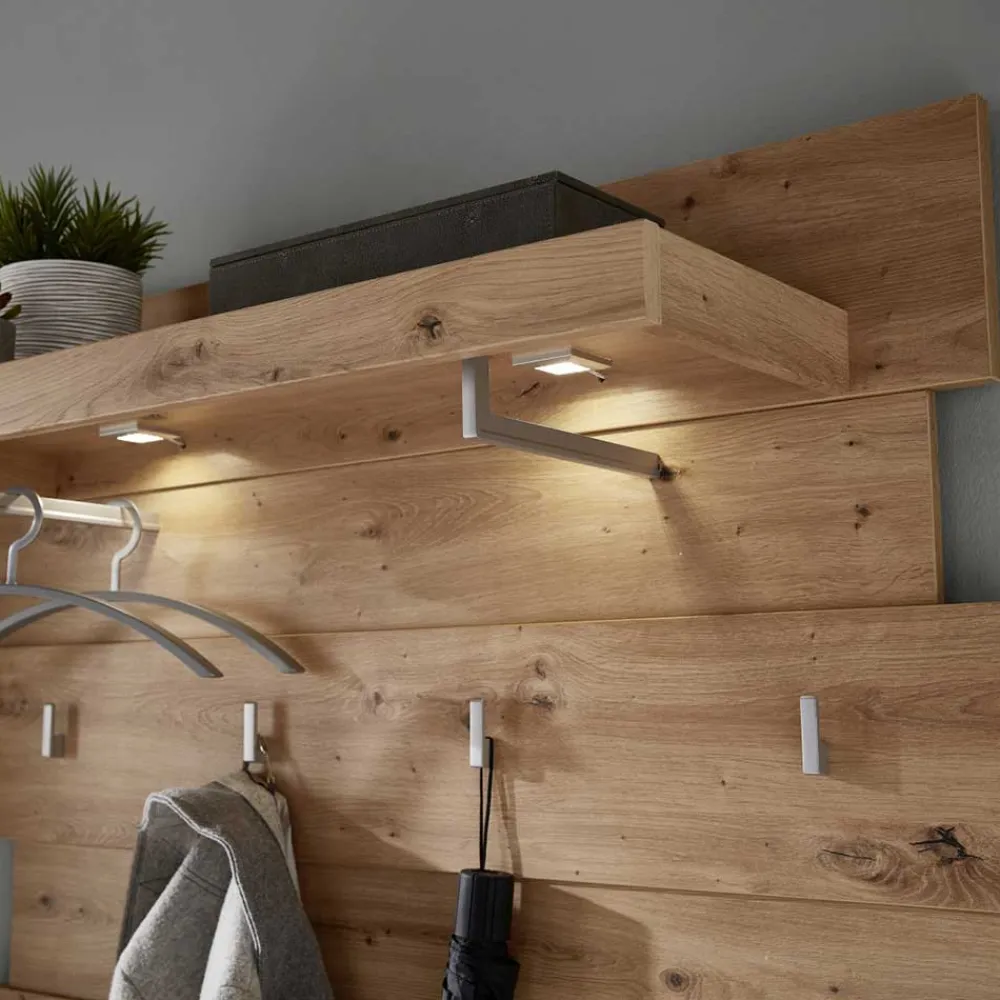 Wohnen Garderobenmöbel Set mit LED Licht - Symbrosia (dreiteilig)