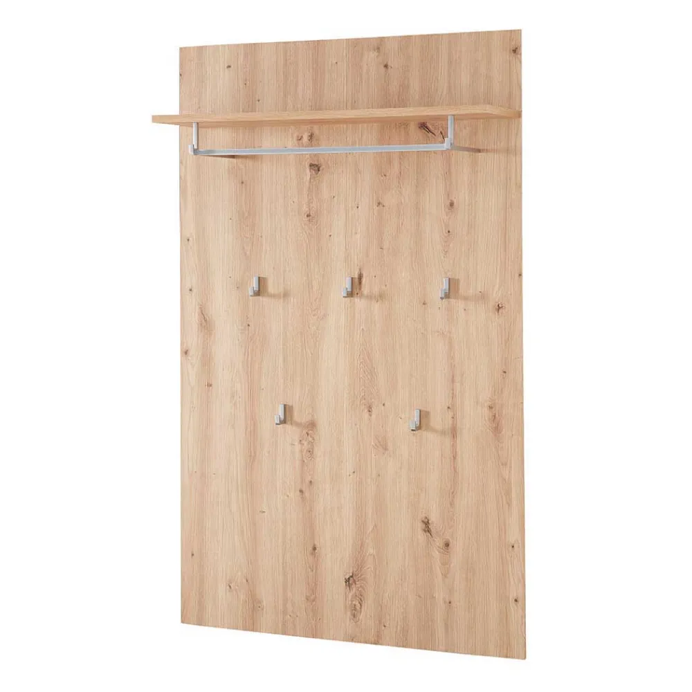 Wohnen Bürogarderoben|Garderoben*Garderobenpaneel in Wildeiche Holzoptik - Zelio