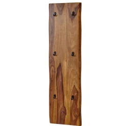 Wohnen Garderobenpaneel massiv im rustikalen Stil - Elmin