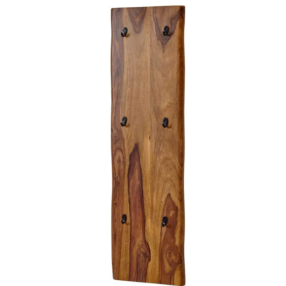 Wohnen Garderobenpaneel massiv im rustikalen Stil - Elmin