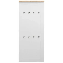 Wohnen Garderobenpaneel mit 8 Kleiderhaken - Nudion