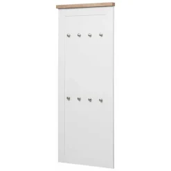 Wohnen Garderobenpaneel mit 8 Kleiderhaken - Nudion