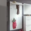 Wohnen Weiße Möbel|Bürogarderoben*Garderobenpaneel Zoricano in Weiß Glas beschichtet