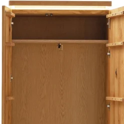 Wohnen Garderobenschränke*Garderobenschrank aus Balkeneiche Massivholz - Robats