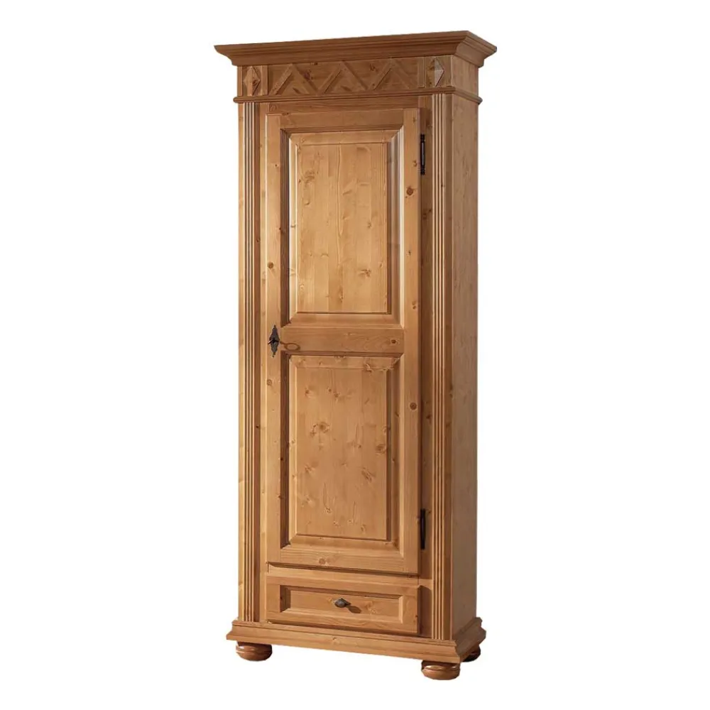 Wohnen Schränke|Garderobenschränke*Garderobenschrank Terezza aus Fichte Massivholz