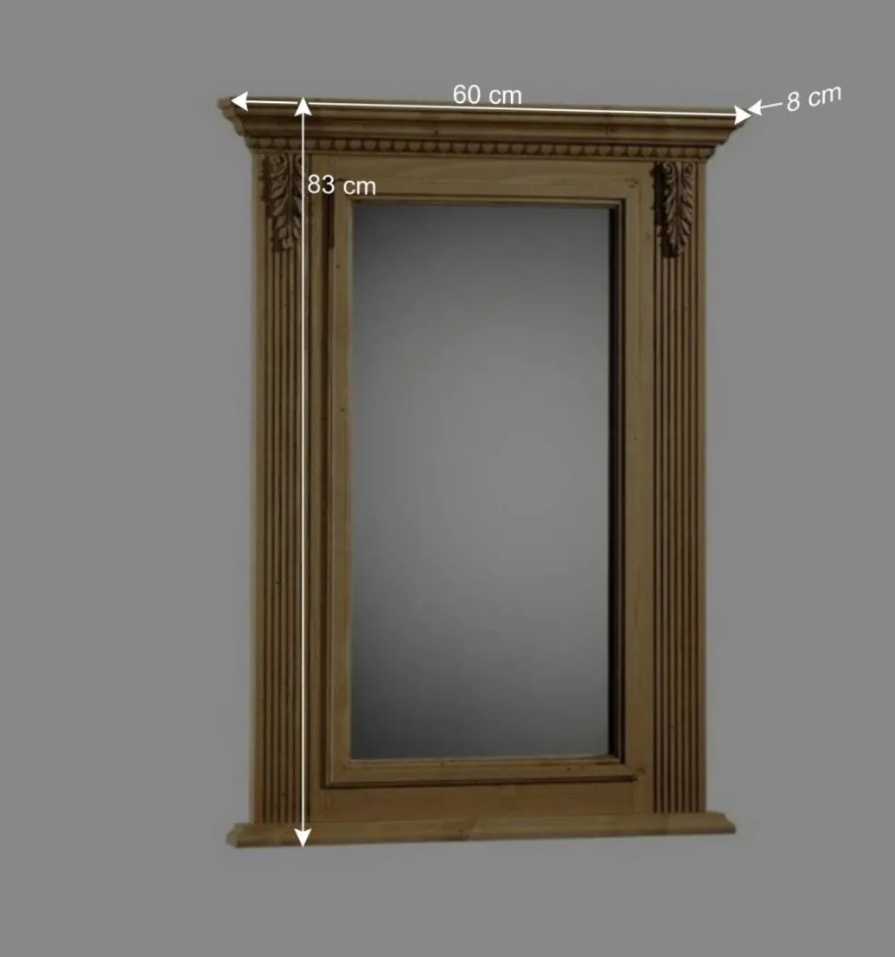 Wohnen Spiegel|Flurspiegel*Garderobenspiegel Melessa aus Fichte Massivholz