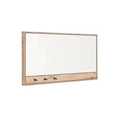 Wohnen Garderobenspiegel mit drei Schlüsselhaken - Vapposia