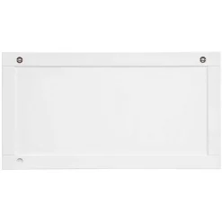 Wohnen Garderobenspiegel mit weiß lackiertem Holzrahmen - Indico