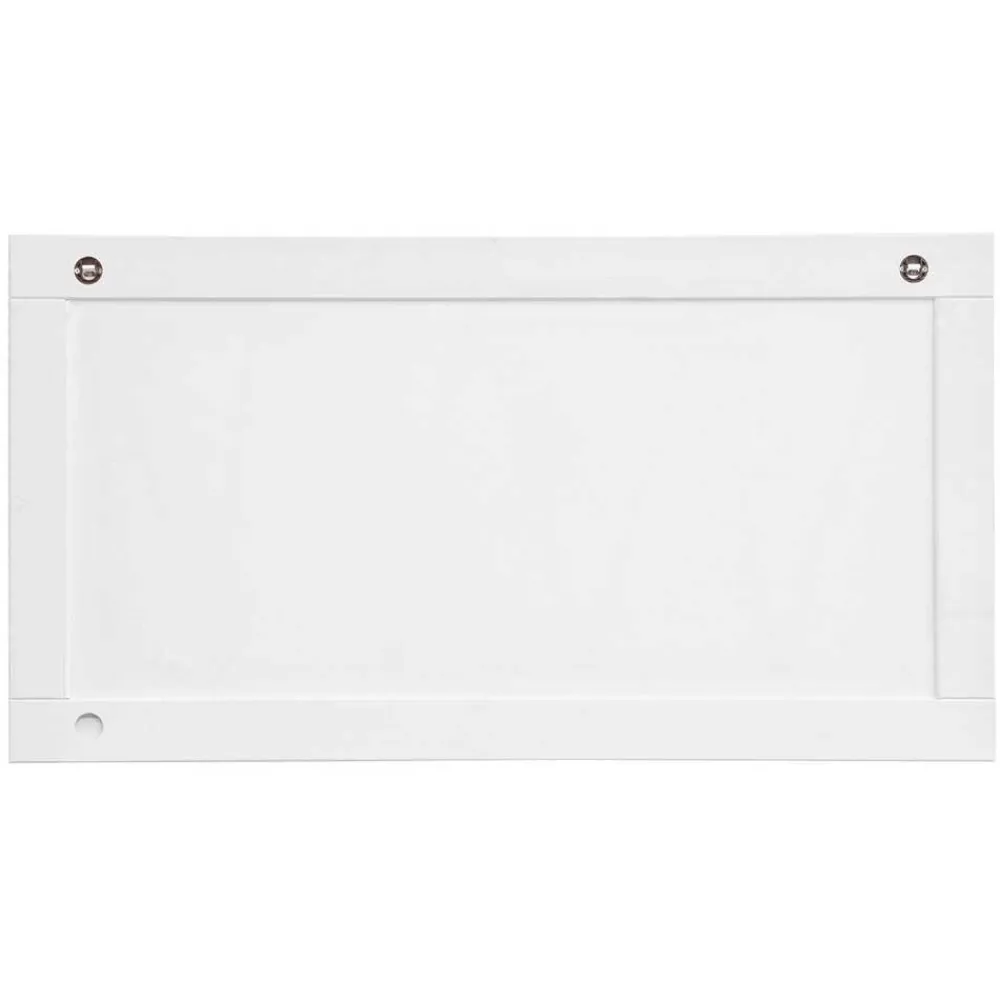 Wohnen Garderobenspiegel mit weiß lackiertem Holzrahmen - Indico