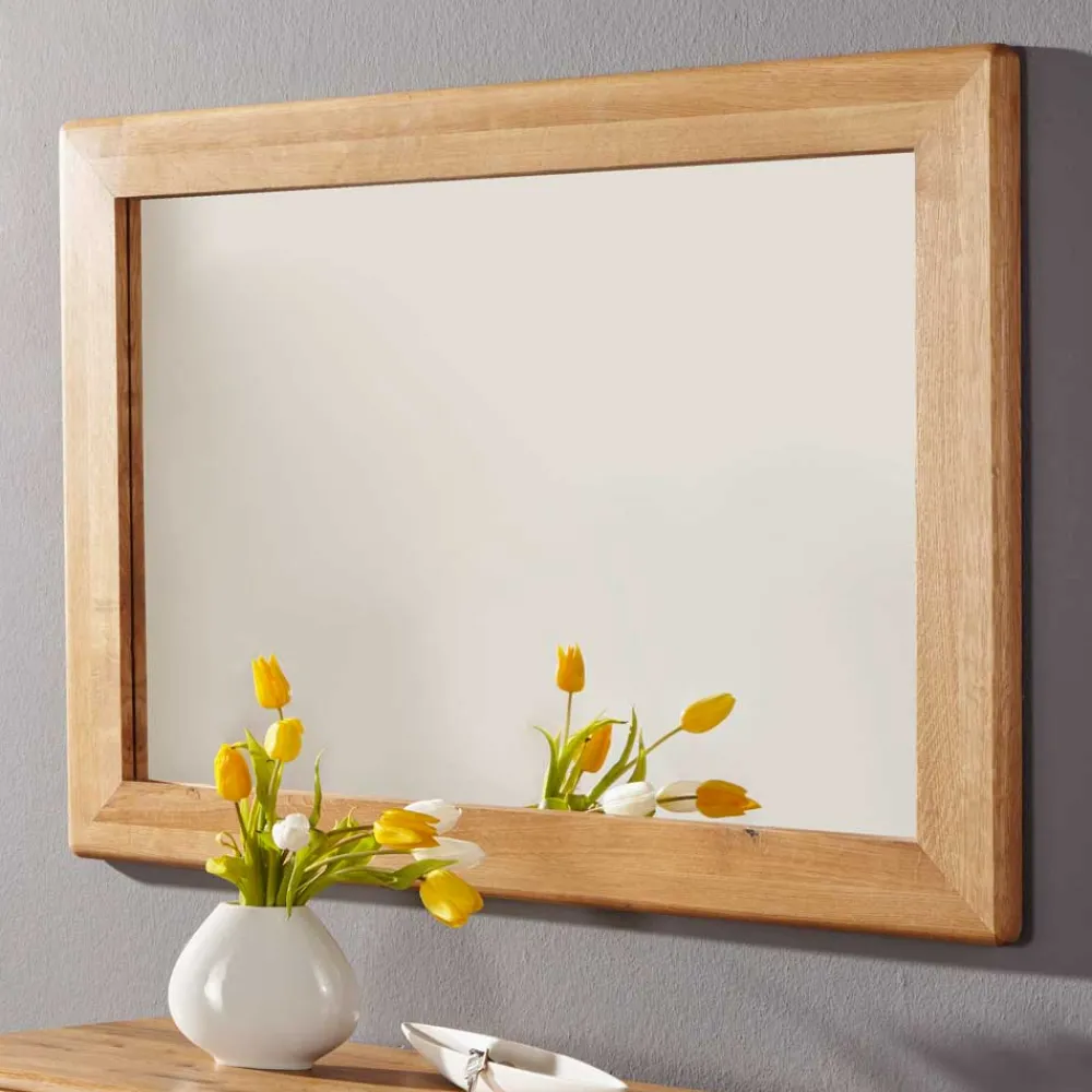 Wohnen Garderobenspiegel Uvinessa aus Wildeiche Massivholz