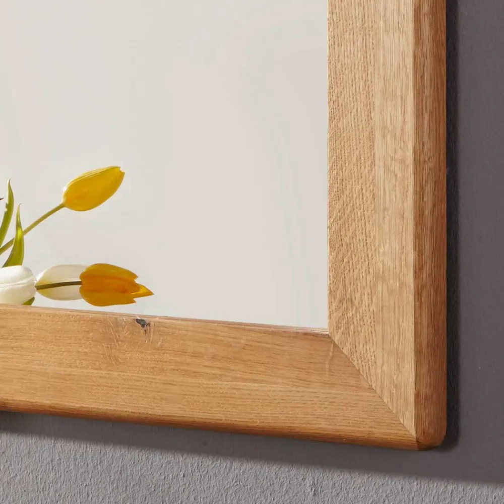 Wohnen Garderobenspiegel Uvinessa aus Wildeiche Massivholz