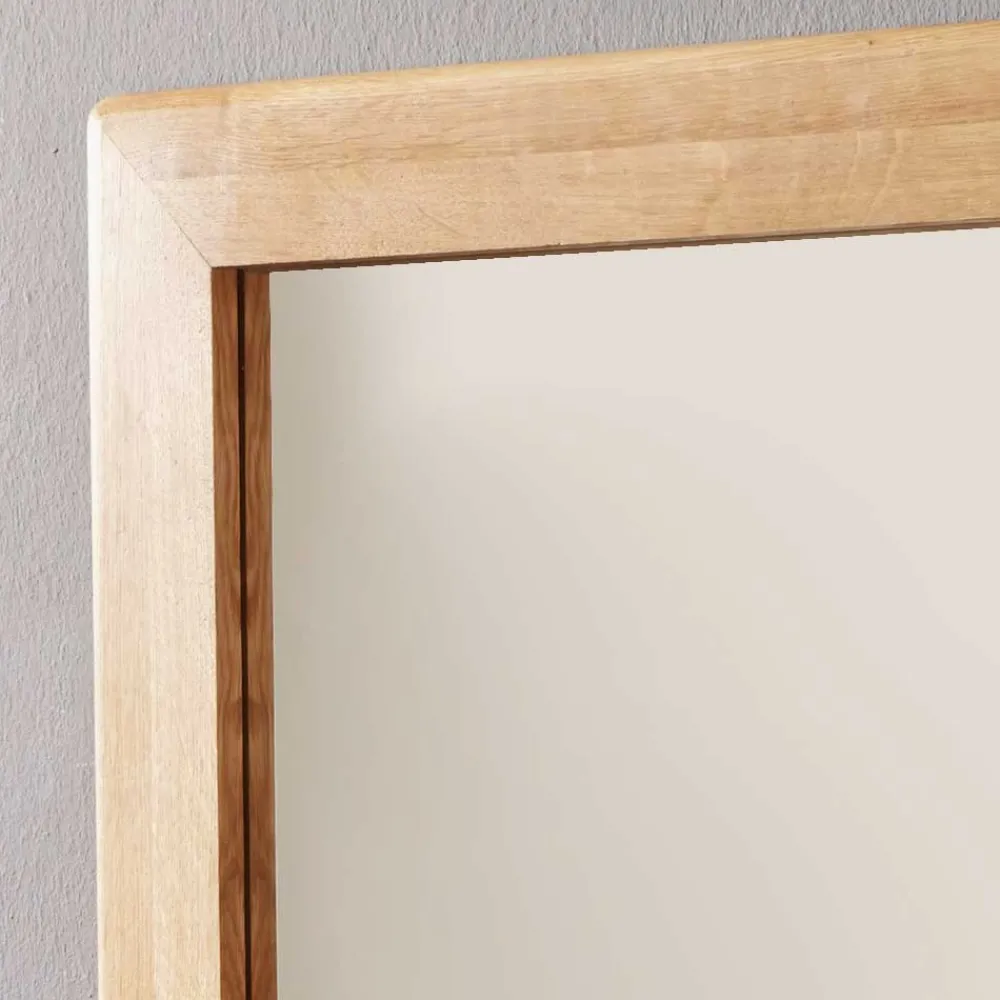 Wohnen Garderobenspiegel Uvinessa aus Wildeiche Massivholz