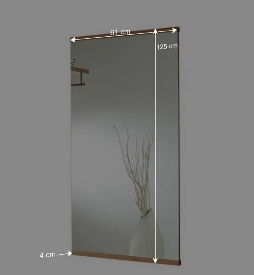 Wohnen Garderobenspiegel Wislama aus Kernbuche Massivholz