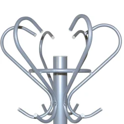 Wohnen Garderobenständer in Alufarben Metall - Loisava