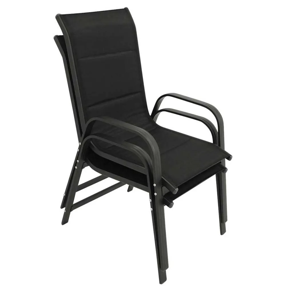 Wohnen Garten Armlehnenstühle stapelbar - Runicava (2er Set)