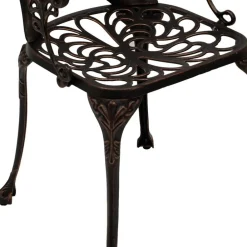 Wohnen Vintage Möbel|Korbmöbel*Garten Armlehnstuhl aus Alu Guss - Diomede