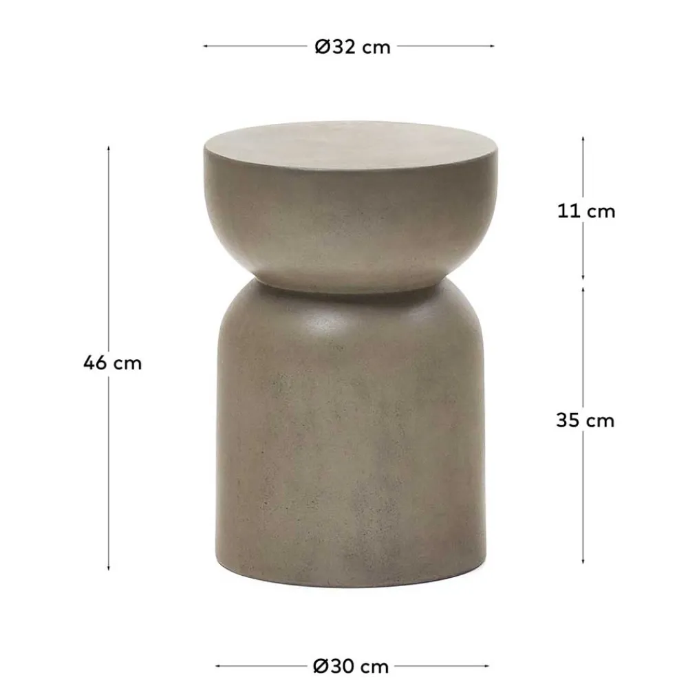 Wohnen Designermöbel*Garten Beistelltisch aus Faserzement - Bondoville