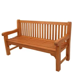 Wohnen Küchenbänke|Esszimmerbänke*Garten Holzbank mit drei Sitzplätzen - Shanna