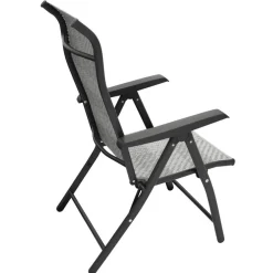 Wohnen Garten Klappsessel Set in Grau - Adagios (2er Set)