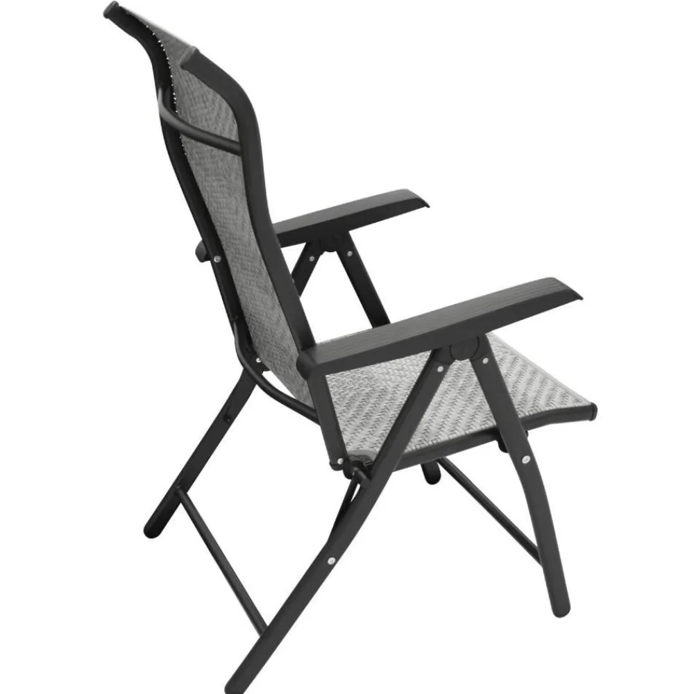 Wohnen Garten Klappsessel Set in Grau - Adagios (2er Set)