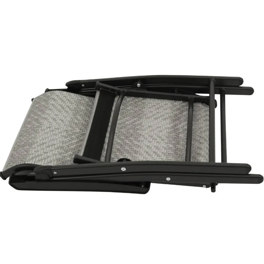 Wohnen Garten Klappsessel Set in Grau - Adagios (2er Set)