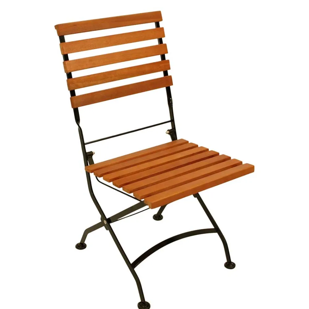 Wohnen Metall-Gartenmöbel|Balkonmöbel*Garten Klappstühle aus Eukalyptusholz - Hide (2er Set)