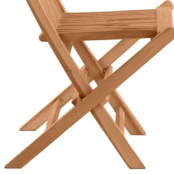 Wohnen Balkonmöbel|Korbmöbel*Garten Klappstühle aus Holz - Klahuma (2er Set)