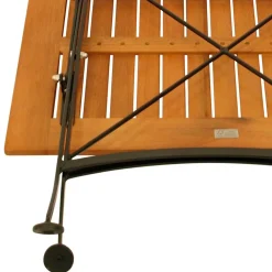 Wohnen Metall-Gartenmöbel*Garten Klapptisch aus Eukalyptusholz & Stahl - Nesaris