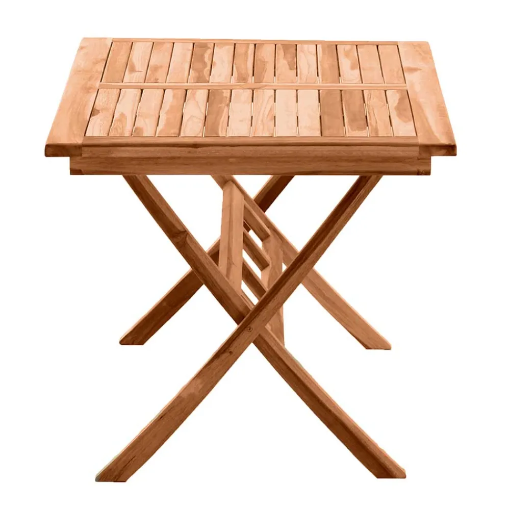 Wohnen Teakholz-Gartenmöbel*Garten Klapptisch 135x75x85 cm - Klahuma