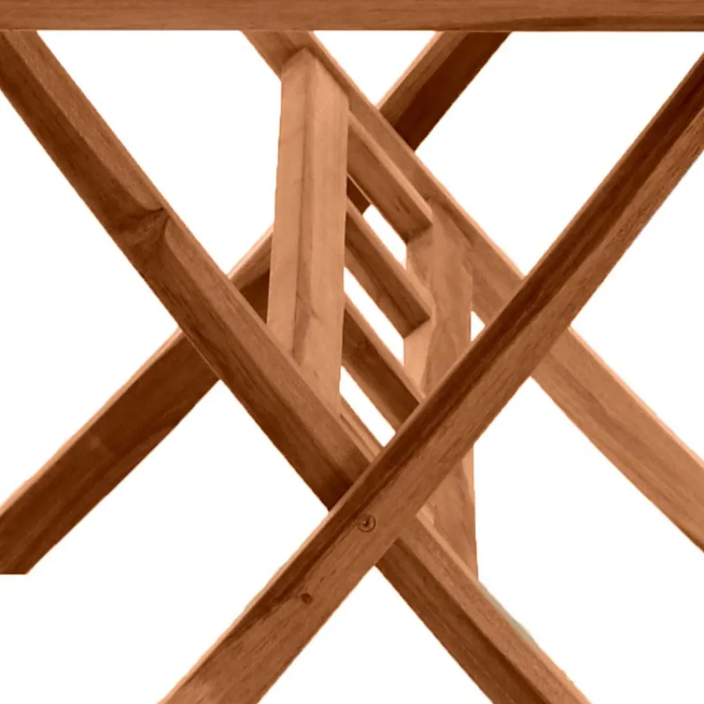 Wohnen Teakholz-Gartenmöbel*Garten Klapptisch 135x75x85 cm - Klahuma
