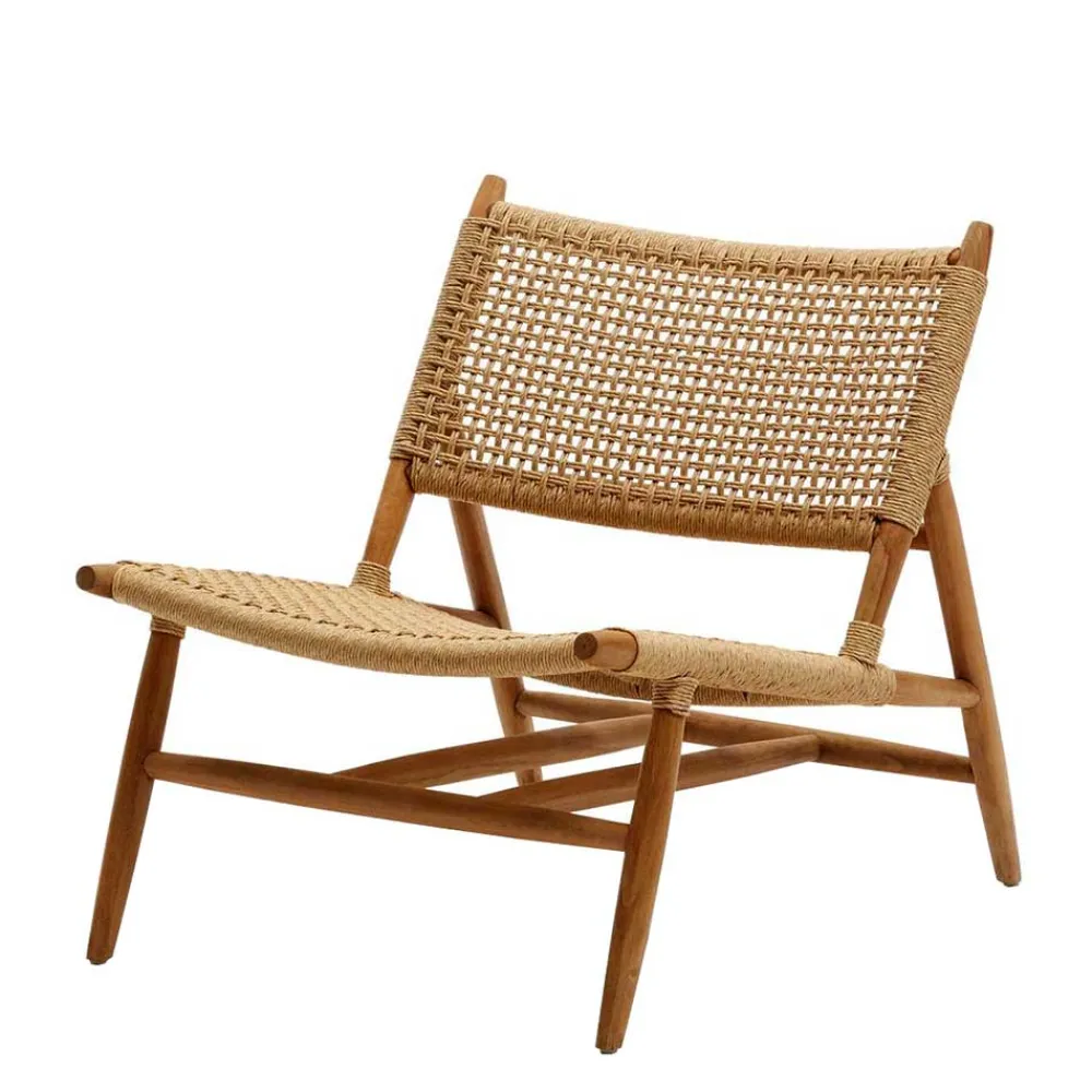 Wohnen Garten Lounge Sessel aus Geflecht - Max