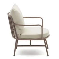 Wohnen Garten Lounge-Sessel in Flieder aus Metall - Azalao