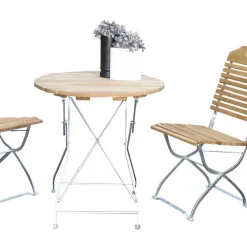 Wohnen Garten Sitzgruppe Juliama aus Robinie massiv (dreiteilig)