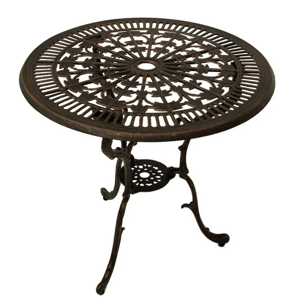 Wohnen Garten Tisch & 2 Stühle aus Alu Guss - Taifun (dreiteilig)