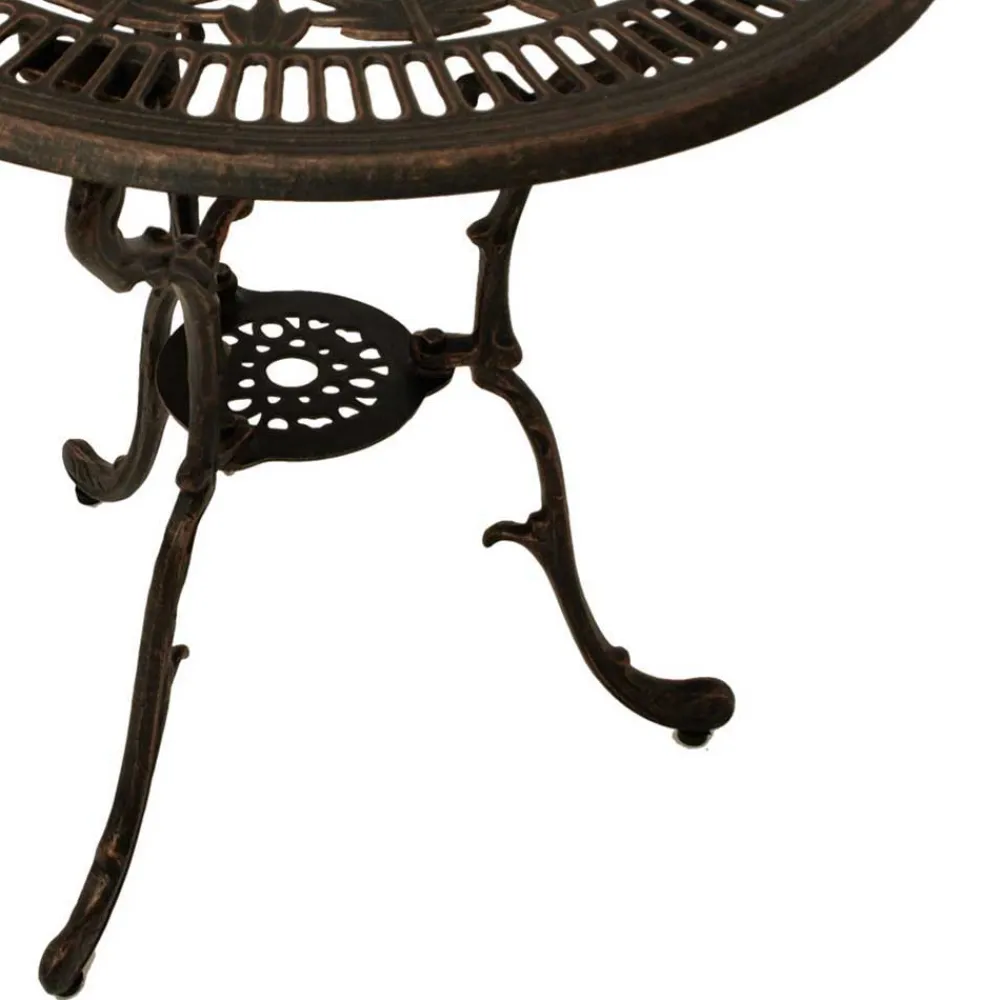 Wohnen Garten Tisch & 2 Stühle aus Alu Guss - Taifun (dreiteilig)