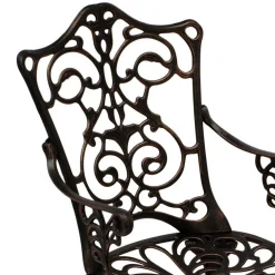 Wohnen Garten Tisch & 2 Stühle aus Alu Guss - Taifun (dreiteilig)