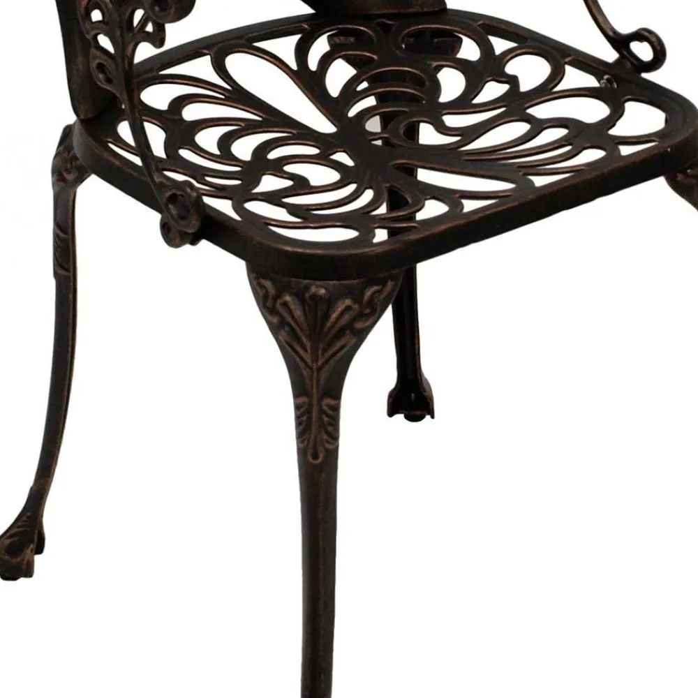 Wohnen Garten Tisch & 2 Stühle aus Alu Guss - Taifun (dreiteilig)