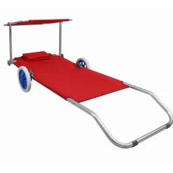 Wohnen Balkonmöbel|Gartenliegen*Garten- und Strandliege auf Rollen - Padmas