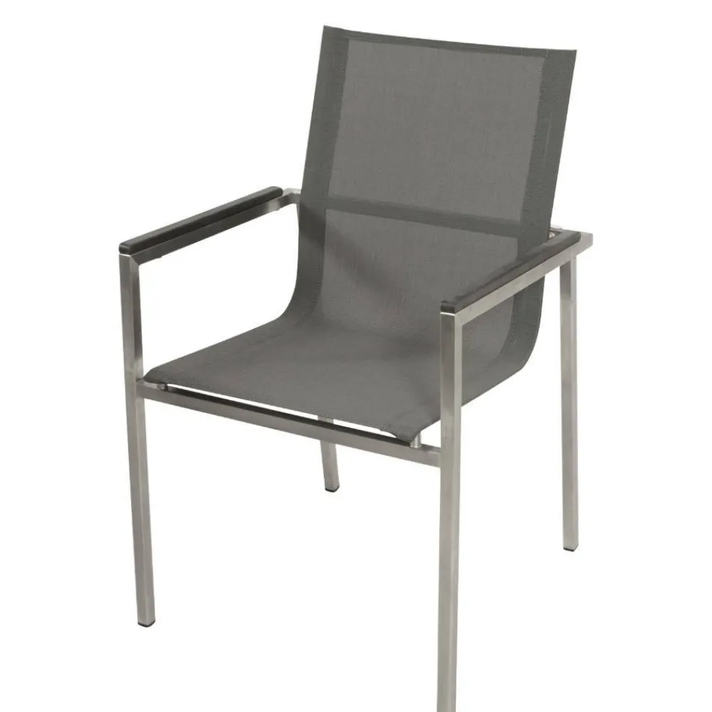 Wohnen Korbmöbel|Gartenstühle*Garten-Armlehnstühle stapelbar - Girovi (4er Set)