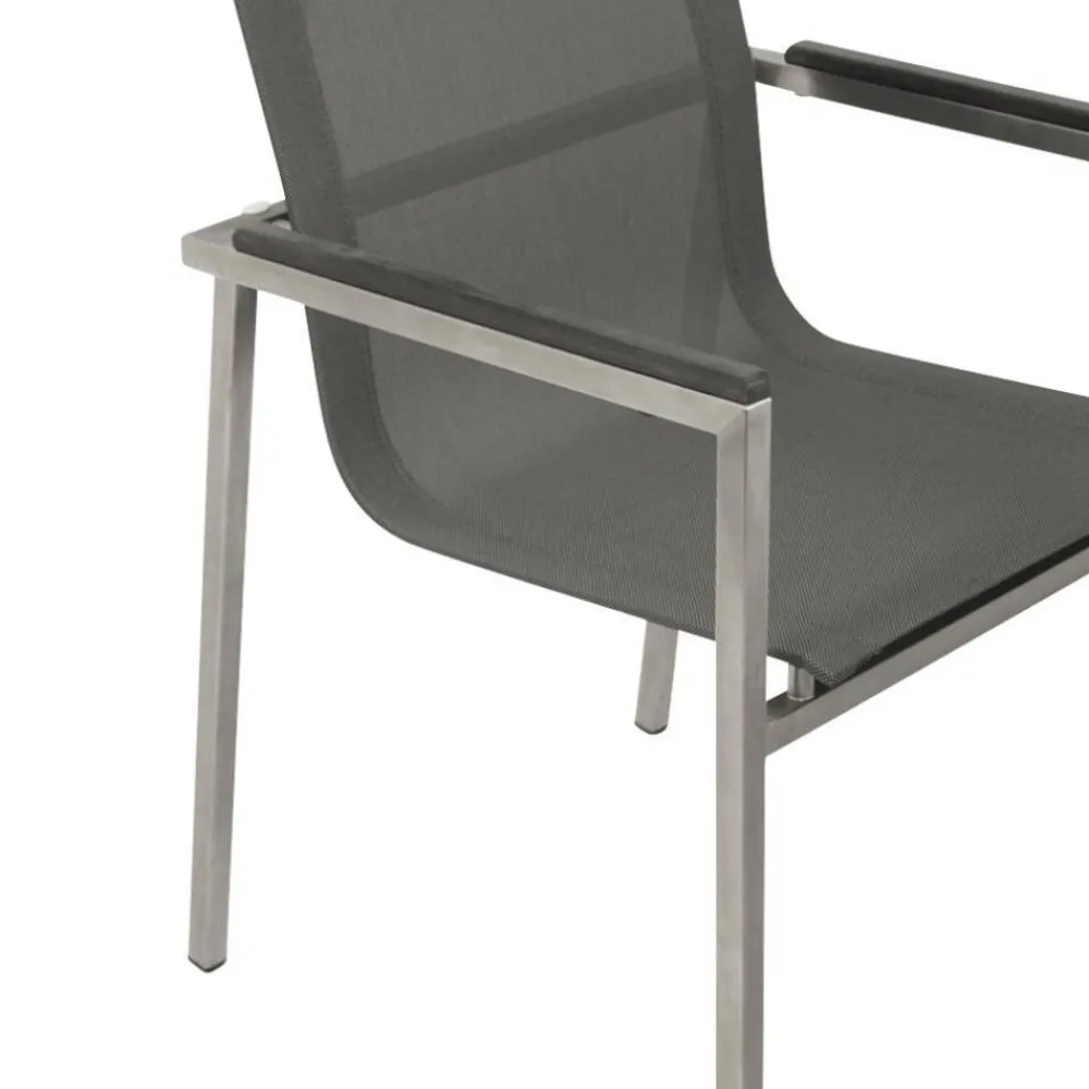 Wohnen Korbmöbel|Gartenstühle*Garten-Armlehnstühle stapelbar - Girovi (4er Set)