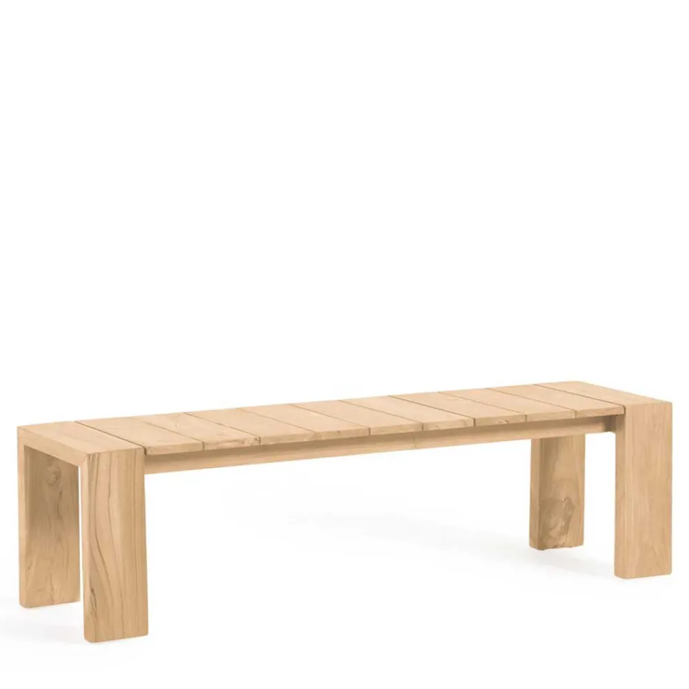 Wohnen Gartenbank ohne Rückenlehne für Esstisch - Elisira