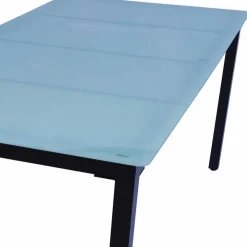 Wohnen Garten-Glastisch mit matter Tischplatte - Antiq