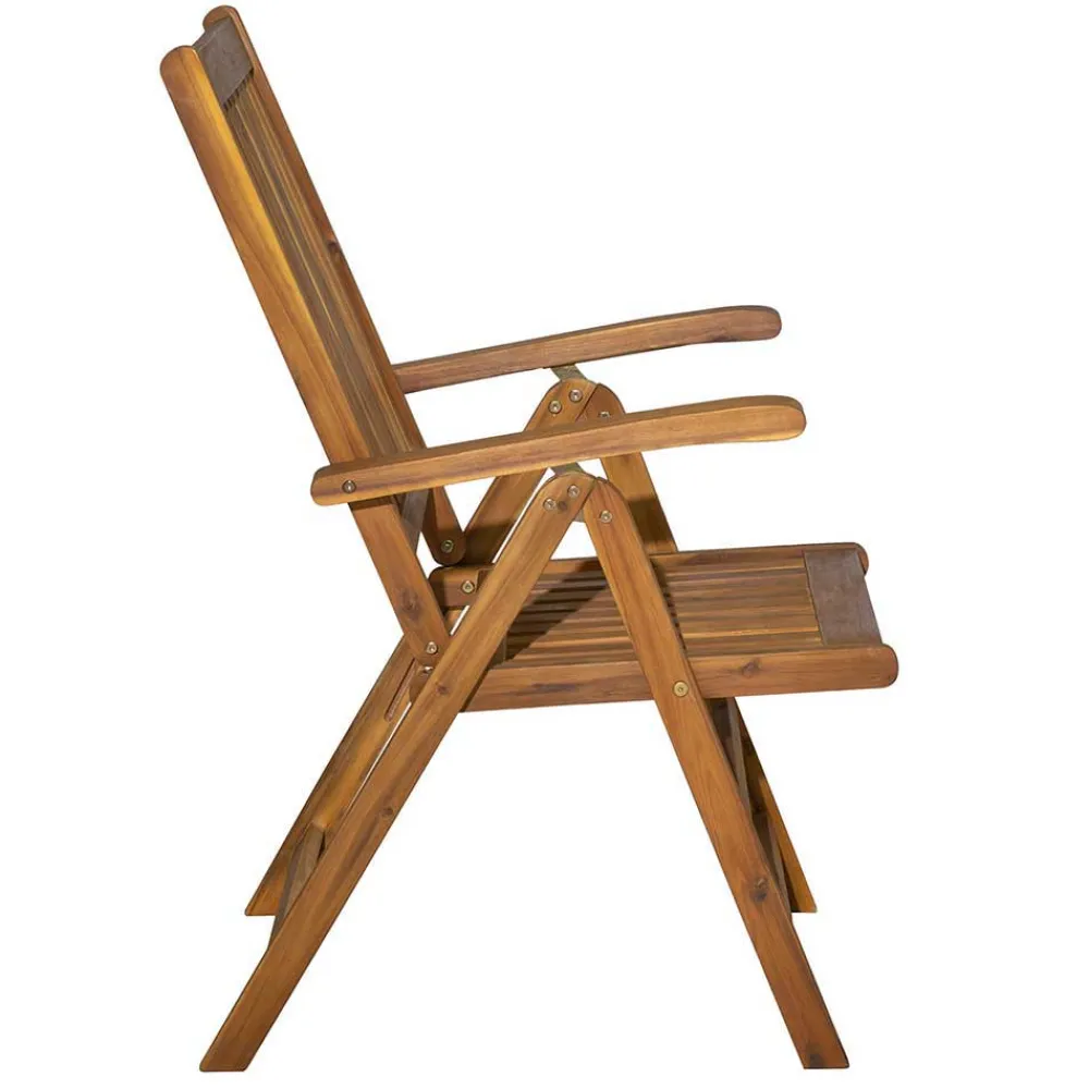 Wohnen Gartengruppe mit Bank & 2 Klappstühlen - Ocna (vierteilig)